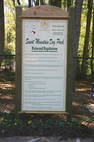 sweat mountain dog park